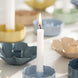 Blue Light Blue Wavy Candle Holder