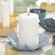 Light Blue Flower Candle holder