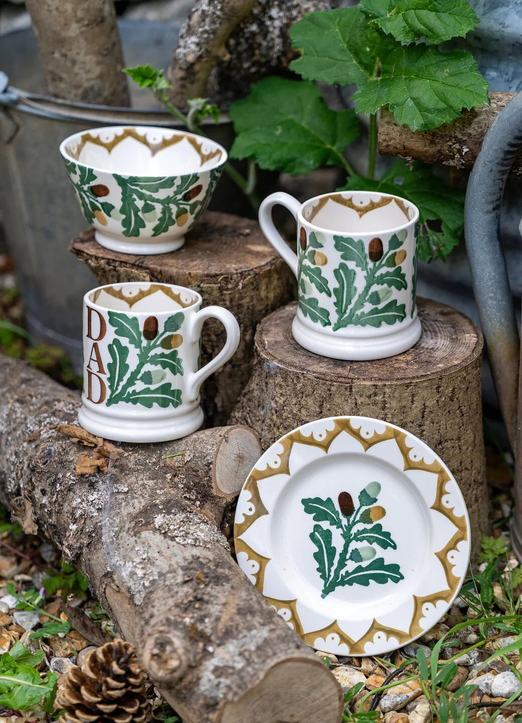 Oak Dad 1/2 Pint Mug - Thistle