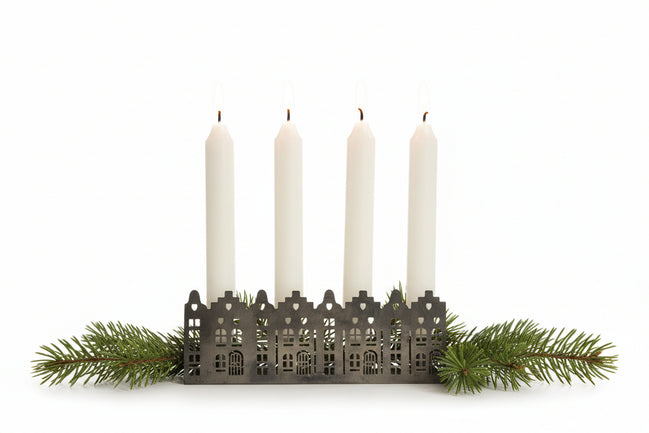 House Facades Candle holder