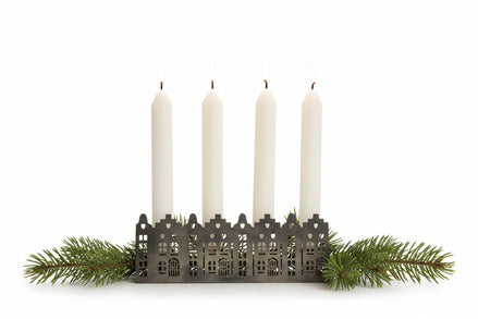 House Facades Candle holder