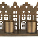 House Facades Candle holder - Brass