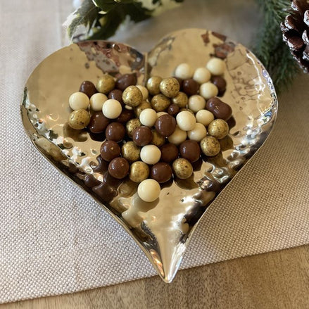 Hand Hammered Dish - Heart