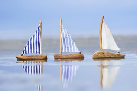 Single Ship With Sail