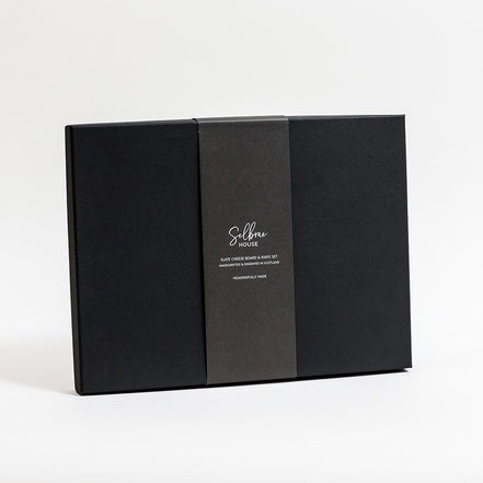 Stag Slate Cheese Board and Knife Gift Set