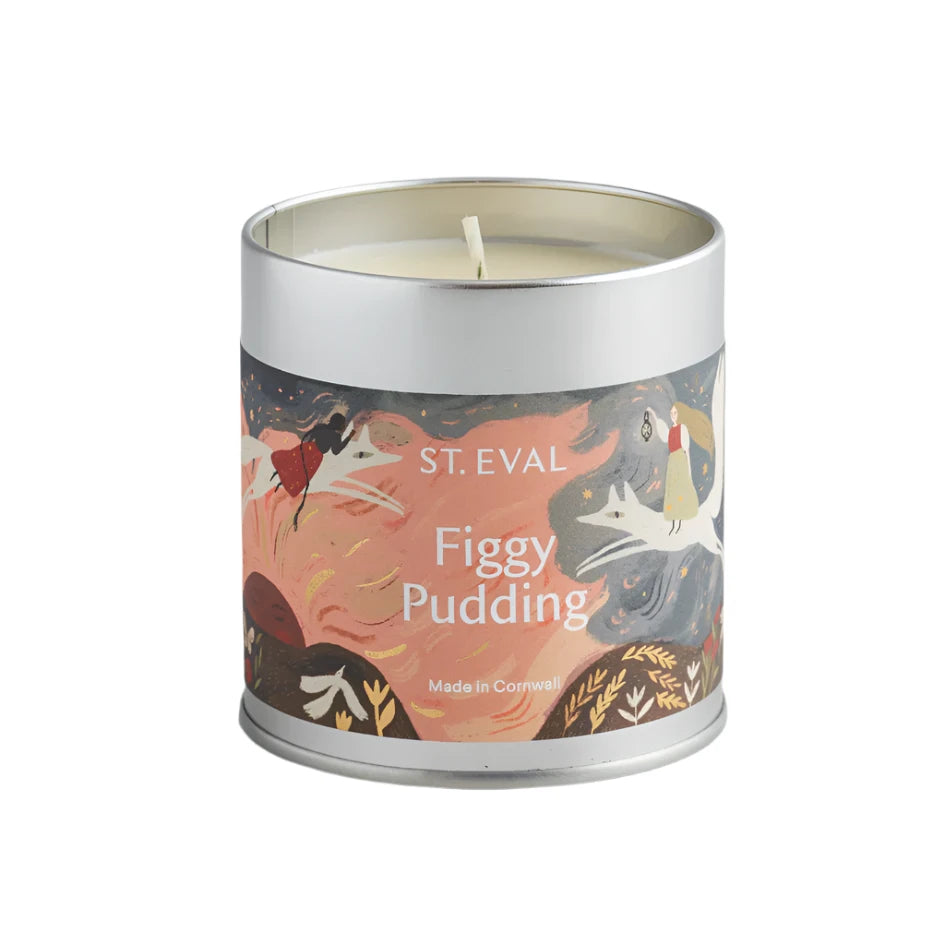 Christmas Figgy Pudding Christmas Tin Candle
