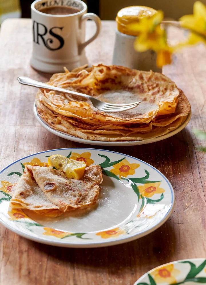 Flowers Windblown Daffodils Small Side Plate, 6.5 Inch