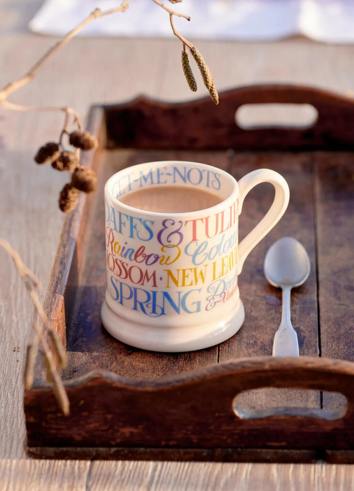 Easter Toast Daffodils &amp; Tulips 1/2 Pint Mug
