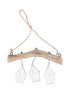 Rustic Wood Birdhouses on Bough - Decor