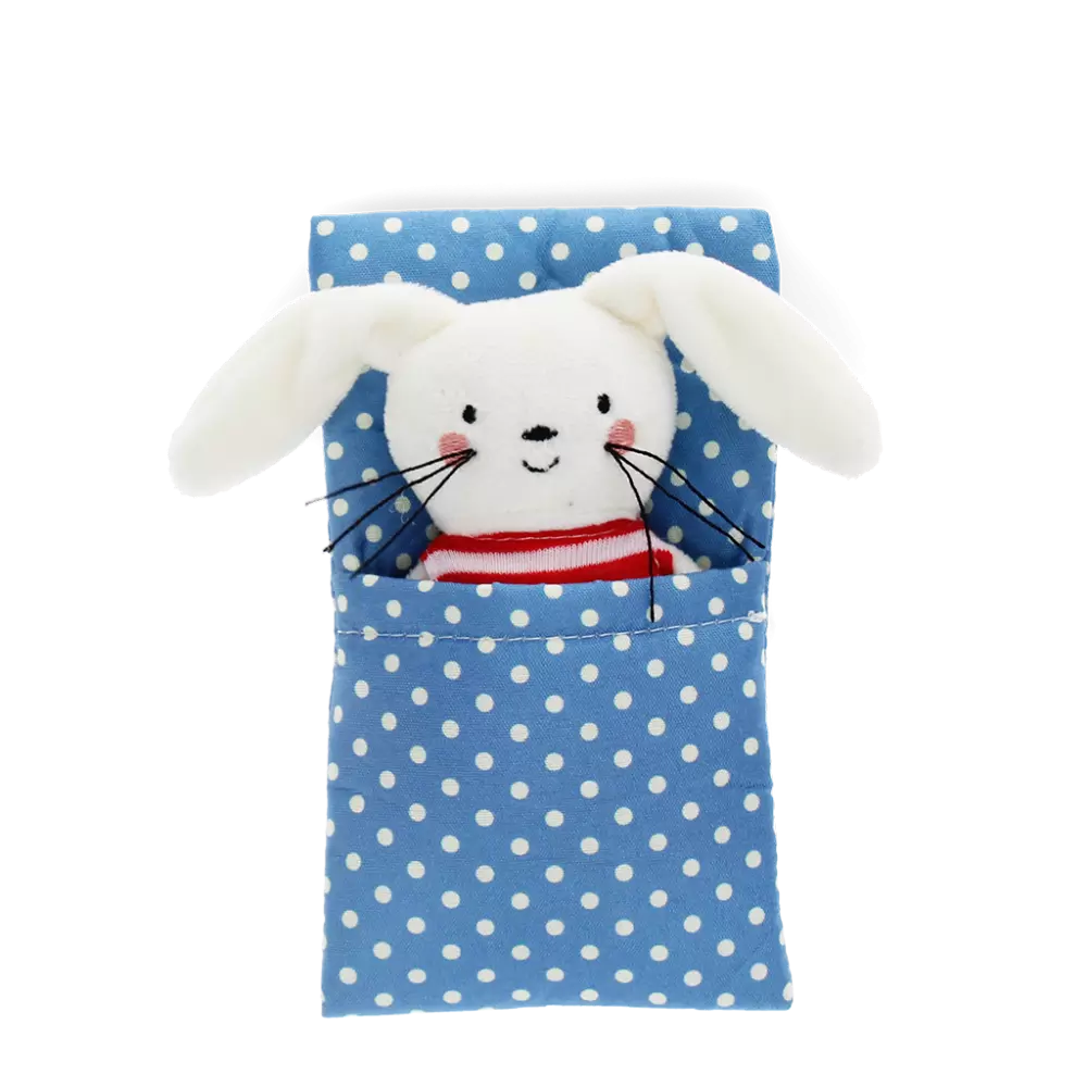 Mini Bunny in a Little Box - soft toy