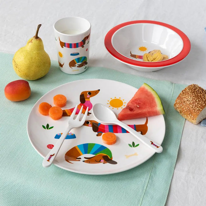 Childrens melamine dinner set (5 pieces)