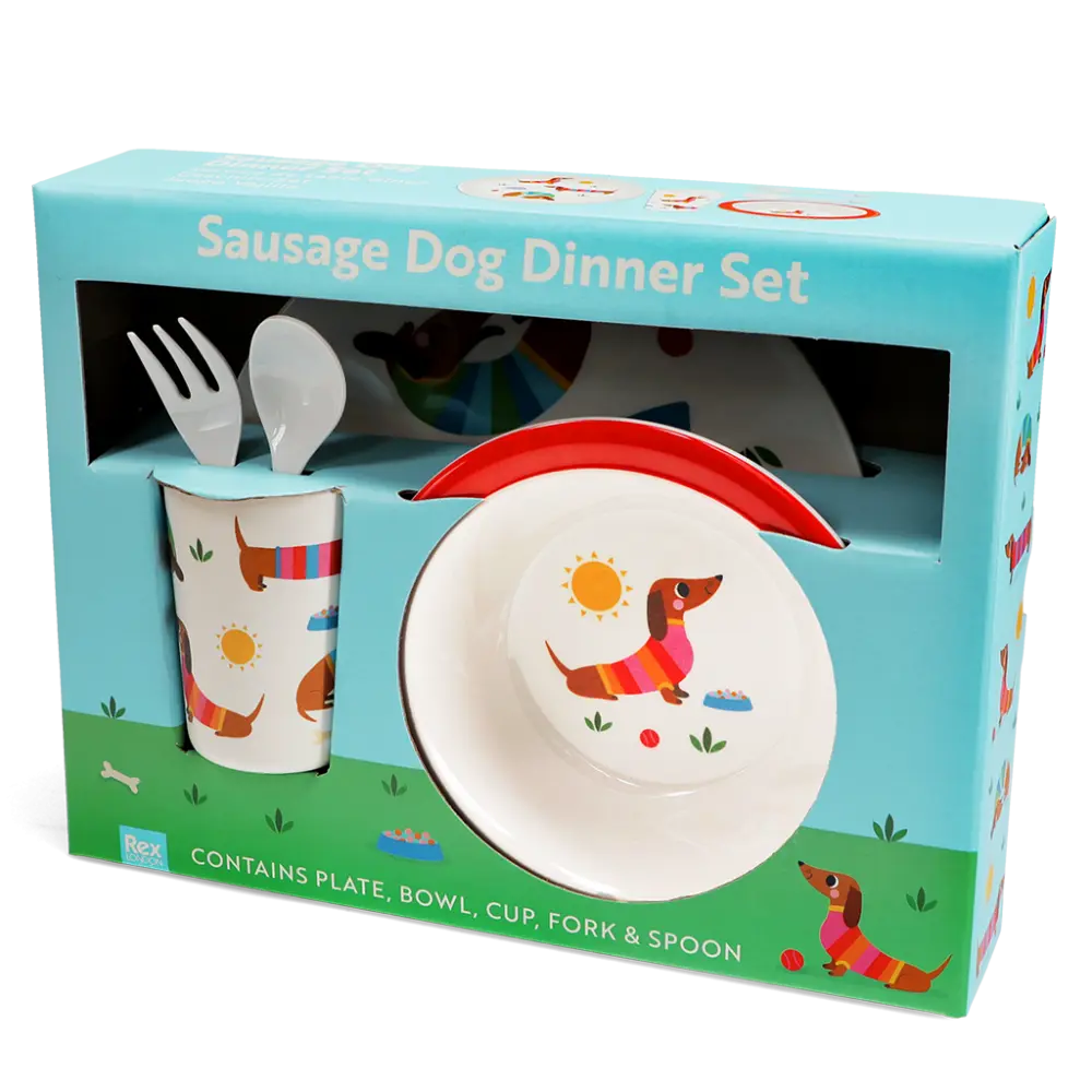 Childrens melamine dinner set (5 pieces)