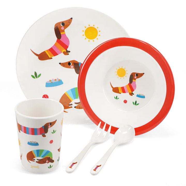 Childrens melamine dinner set (5 pieces)