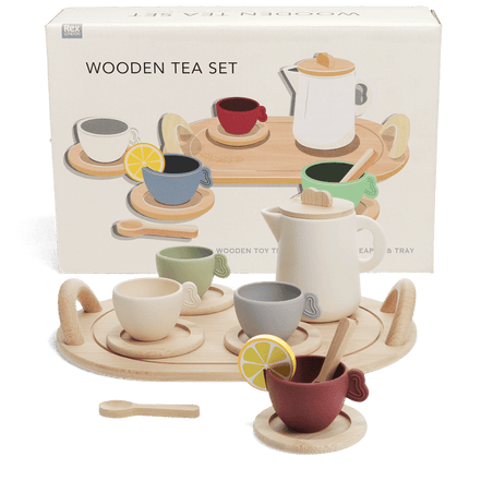 Wooden Toy Tea Playset