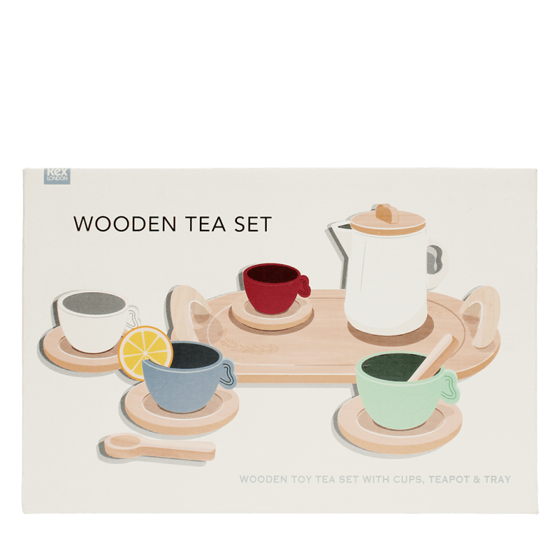Wooden Toy Tea Playset