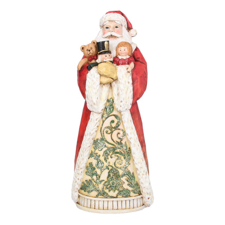 Santa with Toys Christmas Ornament