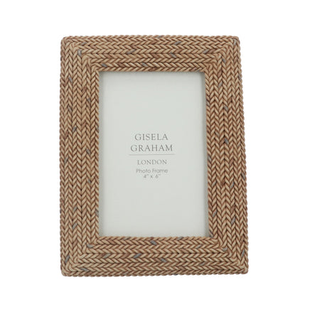Herringbone Weave Resin Picture Frame