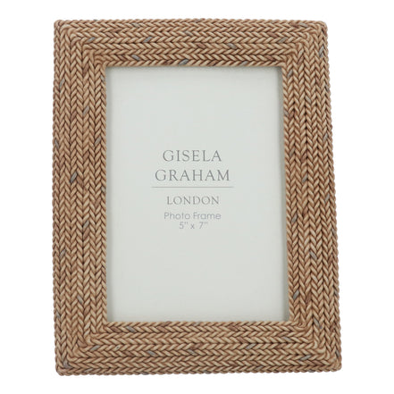 Herringbone Weave Resin Picture Frame