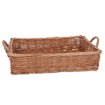 Wicker Tray with Handles