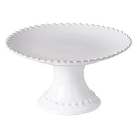 Pearl White Footed Plate Small