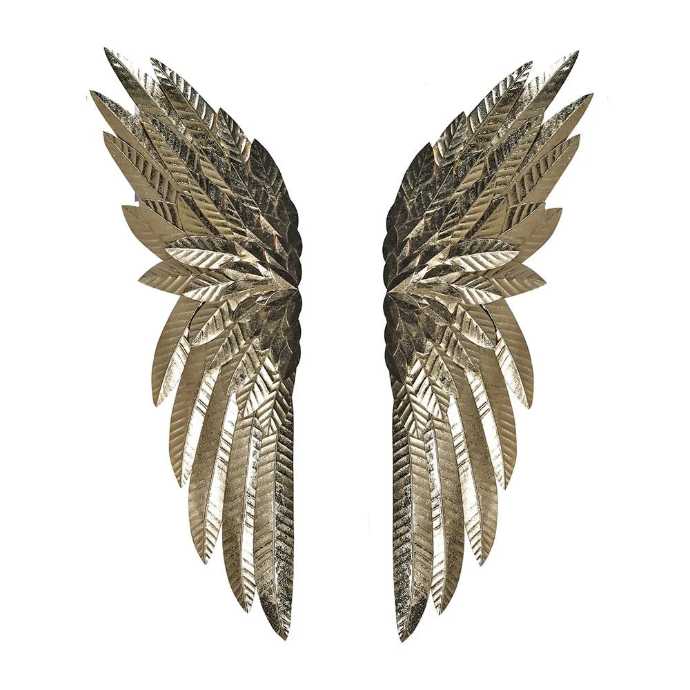 Swan Wings Wall Art - Gold