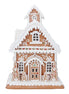 Iced Large Gingerbread House with Lights