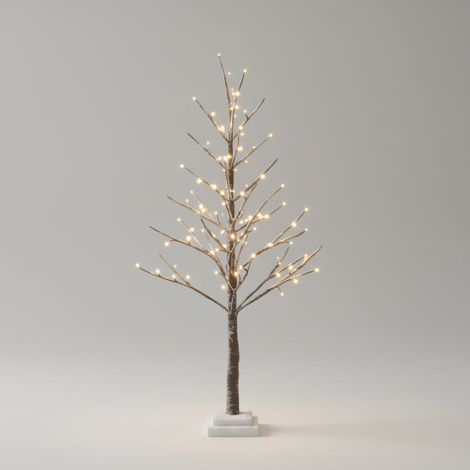Snow Tree with Lights 120cm