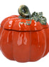 Pumpkin Ceramic Giant Pot with Lid