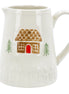 Gingerbread House Stoneware Mini Jug