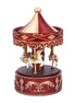 Red/Gold Carousel Music Box