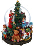 Family Christmas Tree Music Snow Dome – Large