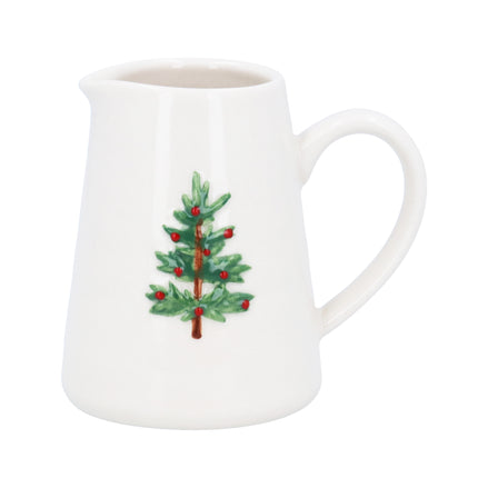 Xmas Tree Stoneware Mini Jug