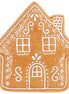 Small Gingerbread House Plate - Ceramic