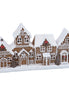 White Iced Led Gingerbread Village
