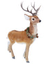 Natural Stag With Wreath Ornament