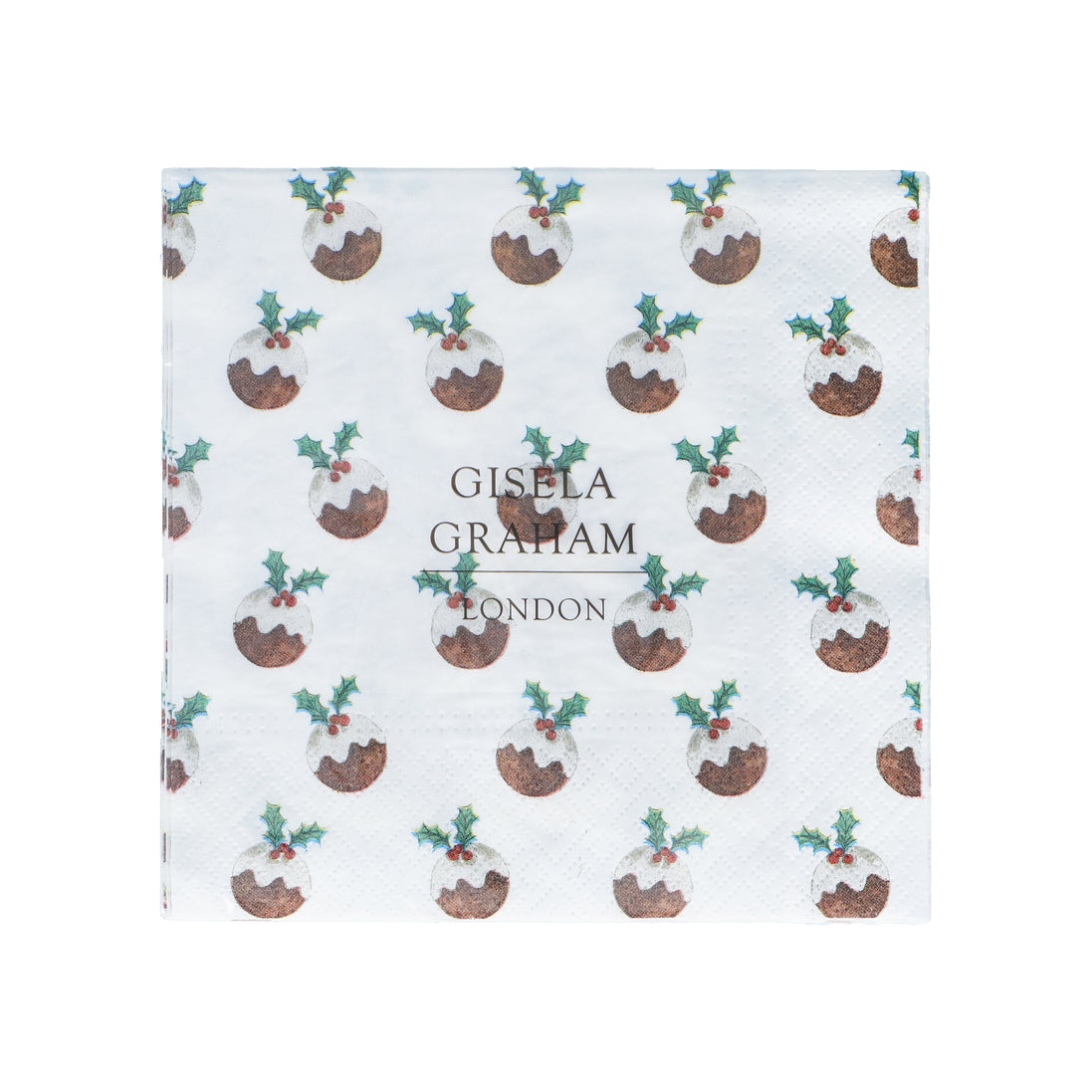 Christmas Pudding Napkins - 20 Pack