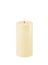 Cream LED Candle D 7.5 15cm
