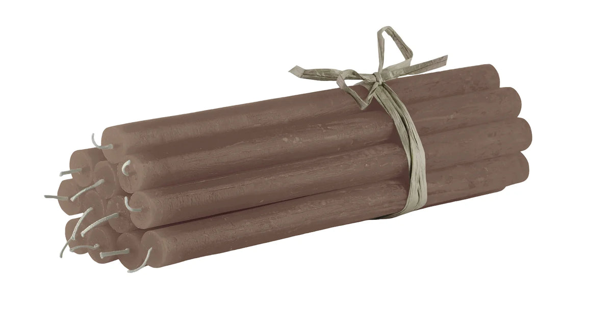 Rustic Rouge Taper Candles 30cm