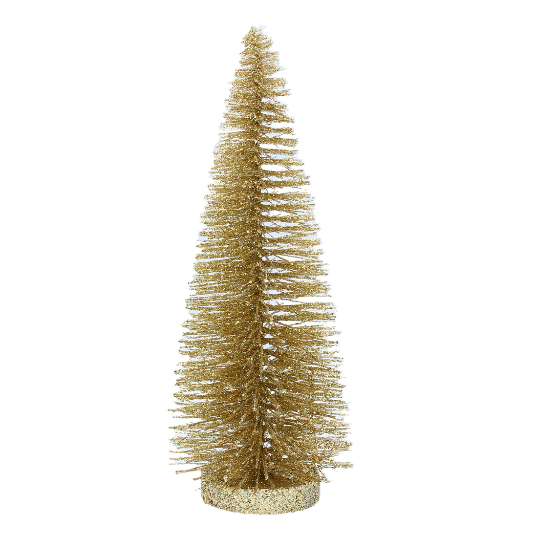 Gold Glitter Brush Tree, Smalll