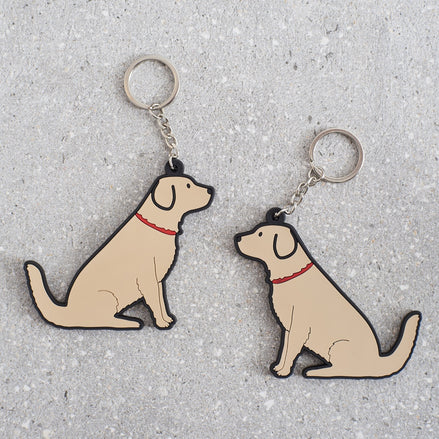 Golden Retriever Keyring