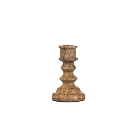 Small Wooden Candle Holder