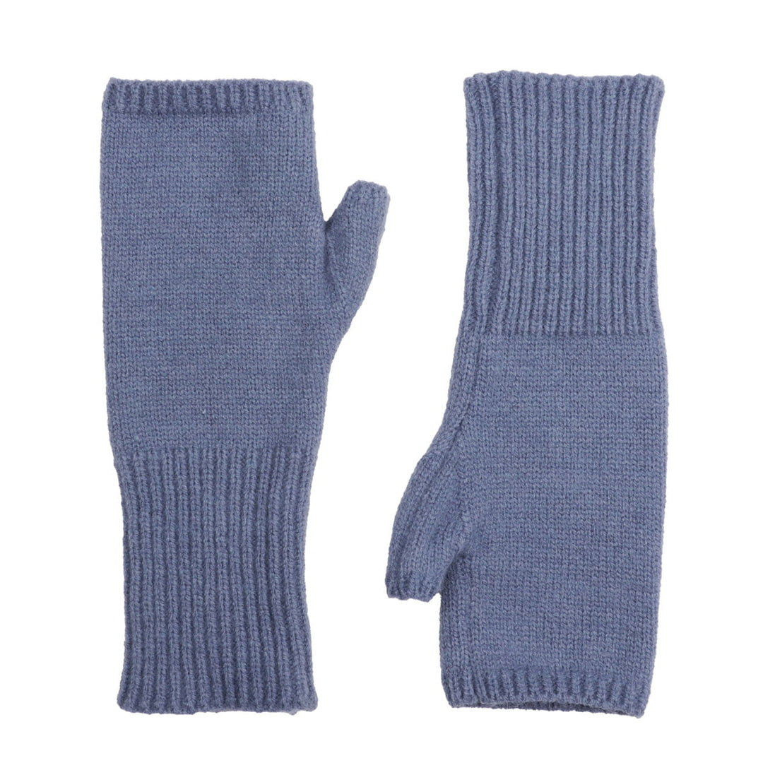 Fingerless Gloves - Blue