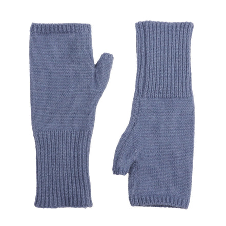 Fingerless Gloves - Blue