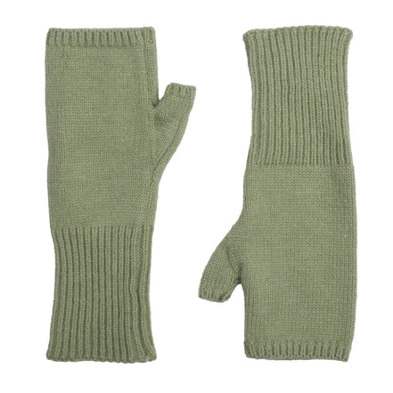 Fingerless Gloves - Green