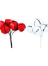 Red White Jingle Bell Bunch Pick, 2As, Largee