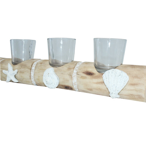 Three Tealight Holder Boat