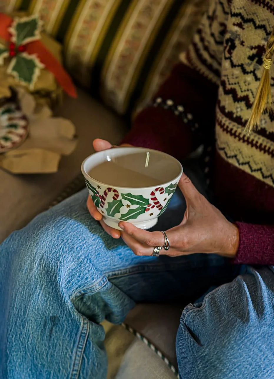 Candy Canes Small Old Bowl