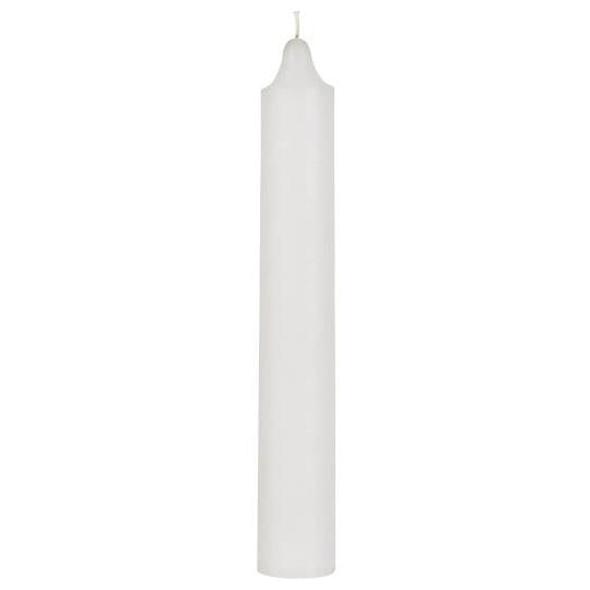 White Rustic candle