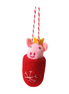 Pig in Blanket Wool Tree Decoration