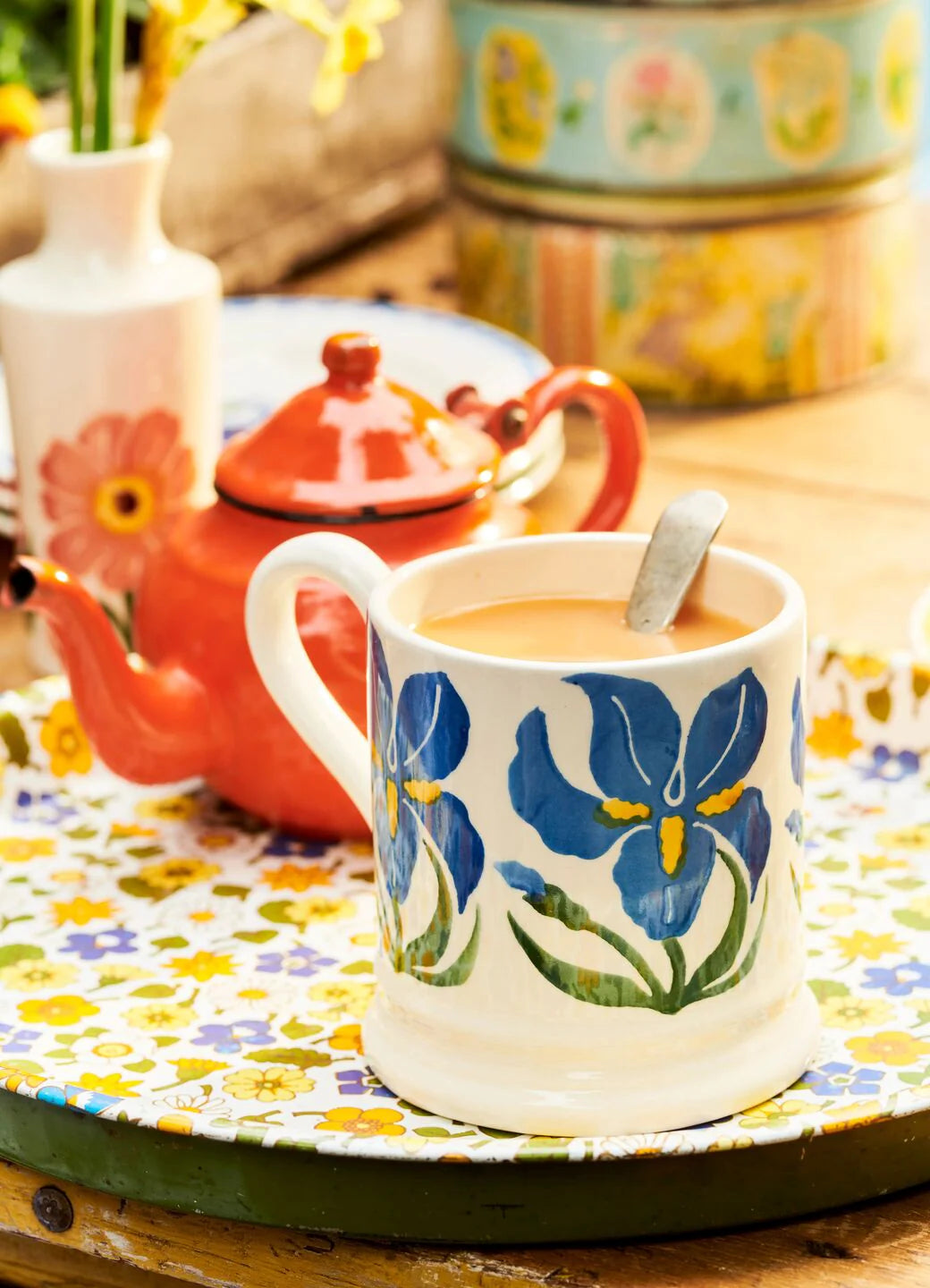 Flowers Iris 1/2 Pint Mug
